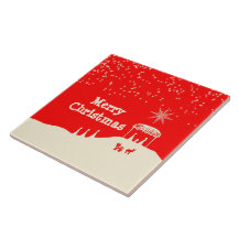 Minimalistische vrolijke kerststal