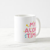 Minimalistische vrolijke speelse typografie Soft P Koffiemok (Voorkant rechts)