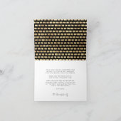 Minimalistische vrolijke wensen overlay foto feestdagen kaart (Binnen)