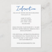 Minimalistische Vuurtoren Bruiloft Behuizing Kaart (Voorkant)