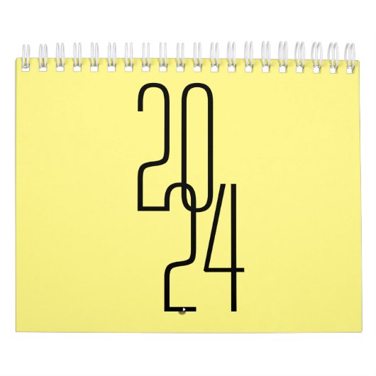 Minimalistische wandkalender kalender (Hoes)