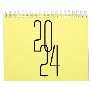 Minimalistische wandkalender kalender