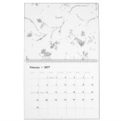 Minimalistische wandkalender Moderne bureau planne Kalender (Feb 2027)