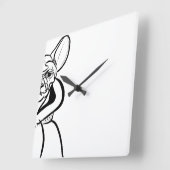Minimalistische wandklok - Dog Wall Clock (Hoek)