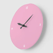 Minimalistische wandklok | Moderne pastel kamerdec (Hoek)