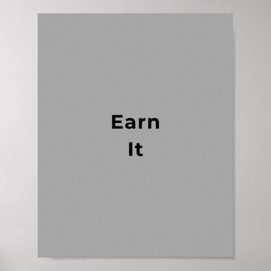 Minimalistische wandkunst poster (Voorkant)