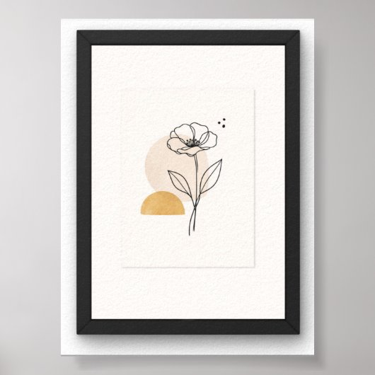 minimalistische wandkunstposter poster (Voorkant)