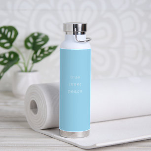 Minimalistische waterfles 'Ware Innerlijke Vrede'