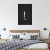 Minimalistische waterval Peričnik Slovenië Canvas Afdruk (Insitu (Slaapkamer))