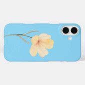 Minimalistische waterverf bloem iPad hoes (Achterkant (horizontaal))
