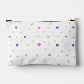 Minimalistische Waterverf Bloemen Accessoirezak Etui (Achterkant)