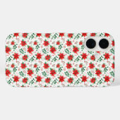 Minimalistische Waterverf Botanische Poinsettia Case-Mate iPhone Case (Achterkant (horizontaal))