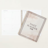 Minimalistische waterverf 'Dagelijkse Planner 2026 (Display)