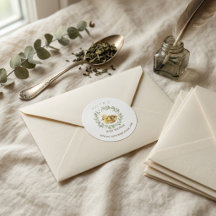 Minimalistische Waterverf Eendenbaby Shower Envelo