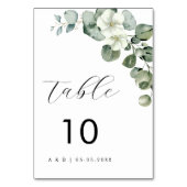 Minimalistische Waterverf eucalyptus bloemenbruilo Kaart (Voorkant)