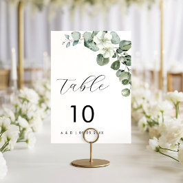 Minimalistische Waterverf eucalyptus bloemenbruilo Kaart