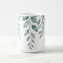 Minimalistische Waterverf Eucalyptus Cascadende Mo