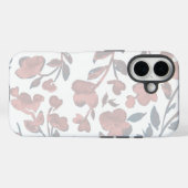 Minimalistische waterverf Floral Case-Mate iPhone Case (Achterkant (horizontaal))