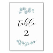 Minimalistische waterverf groen kaart (Achterkant)