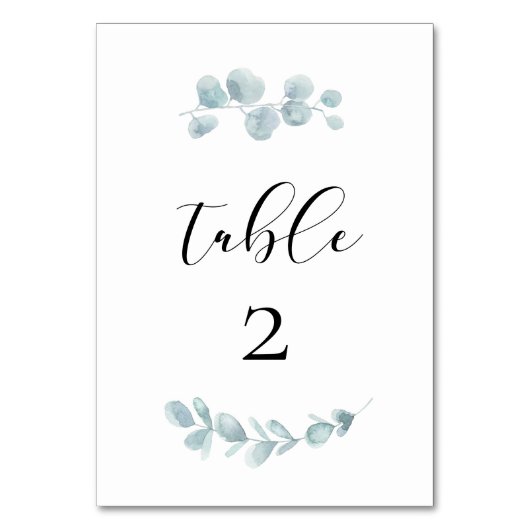 Minimalistische waterverf groen kaart (Voorkant)