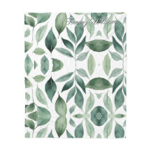 Minimalistische Waterverf groene bladeren