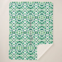 Minimalistische Waterverf groene bladeren