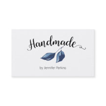 Minimalistische Waterverf handgemaakt Visitekaartj