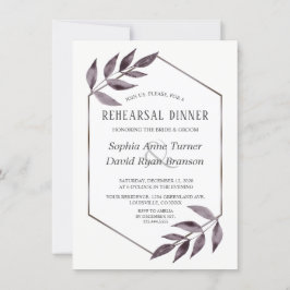 Minimalistische Waterverf Ink Foliage Repetitie Di Kaart