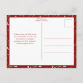 Minimalistische Waterverf Mistletoe Kerstfoto Feestdagenkaart (Achterkant)