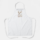 Minimalistische Waterverf Moose Schort (Voorkant)