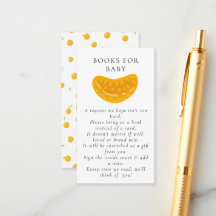 Minimalistische waterverf oranje babyshower
