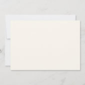 Minimalistische Waterverf oudejaarsfeest Kaart (Achterkant)