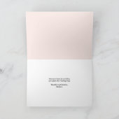 Minimalistische Waterverf pompoen Thanksgiving Kaart (Binnen)