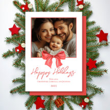 Minimalistische Waterverf rode lint enkele foto