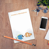 Minimalistische Waterverf Tropische Vis Post-it® Notes