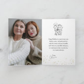 Minimalistische Waterverf Verjaardagskaart Voor Ta Kaart (Binnen)