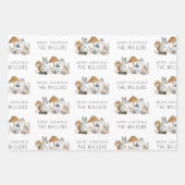 Minimalistische Waterverf Woodland Animals Inpakpapier Vel (Voorkant)