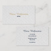 Minimalistische waterverfstructuur voor profession visitekaartje (Voorkant / Achterkant)