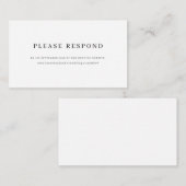 Minimalistische website voor weddenschappen met le informatiekaartje (Voorkant / Achterkant)