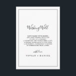 Minimalistische weddenschap Kaart<br><div class="desc">Deze minimalistische trouwlenskaart is perfect voor een eenvoudige bruiloft. Het moderne romantische ontwerp kenmerkt klassieke zwarte en witte typografie in combinatie met een robuuste, maar elegante kalligrafie met een stijl met handschrift. in elke kleur. Houd het ontwerp eenvoudig en elegant, zoals het is, of personaliseer het door uw eigen grafiek...</div>