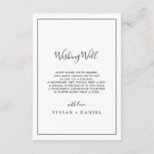 Minimalistische weddenschap Kaart (Voorkant)