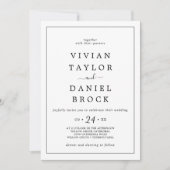 Minimalistische weddenschap met oude namen kaart (Voorkant)