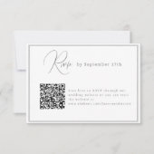 Minimalistische Wedding Enclosure Kaart Online Res (Voorkant)