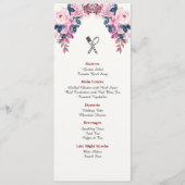 Minimalistische Wedding Menu Kaart – Elegante rece (Voorkant)