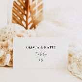 Minimalistische Wedding Place Cards Sjabloon