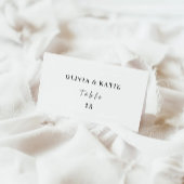 Minimalistische Wedding Place Cards Sjabloon