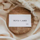 Minimalistische Wedding Place Cards Sjabloon