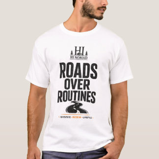 Minimalistische wegen boven routines T-shirt | Sto