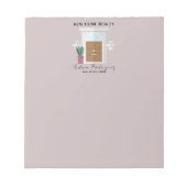 Minimalistische Welkom Voordeur Makelaar Notitieblok (Voorkant)