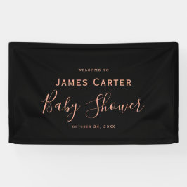 Minimalistische Welkombord voor Baby Shower Spandoek